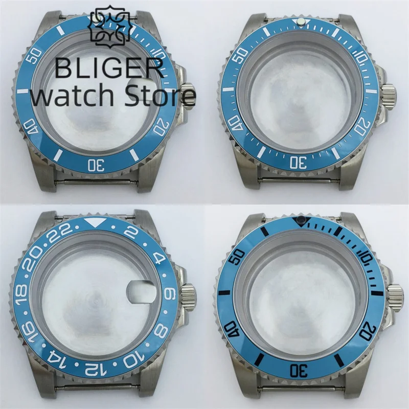 

BLIGER Diver 40mm Watch Case For SUB GMT Watch Mod NH34 NH35 NH36 NH37 NH38 NH39 NH70 NH72 ETA2824 PT5000 Miyota Series movement