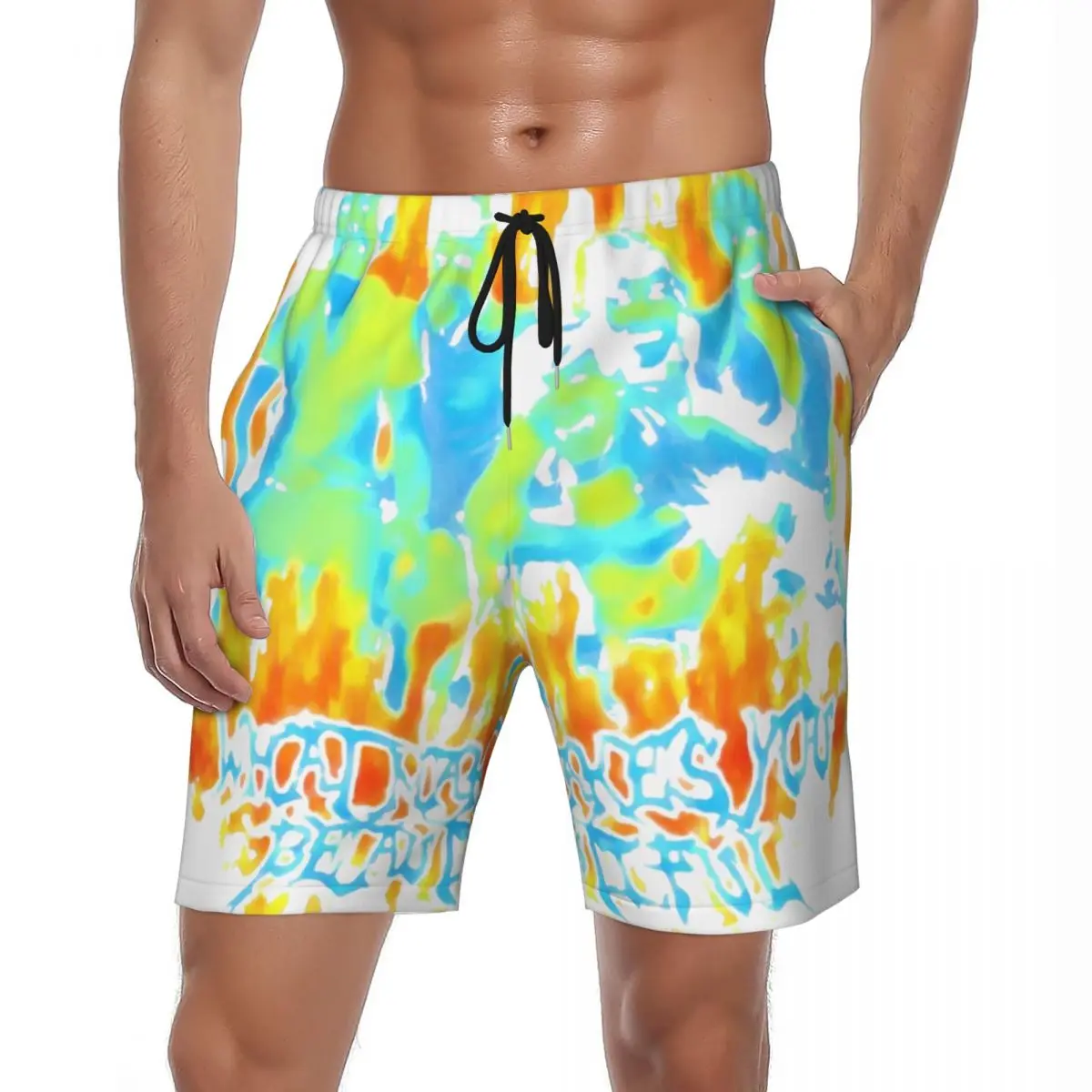 

Летние шорты для доски Мужские 1D Ones Логотип музыки и направления Спортивная одежда Пляжные шорты рок-группы Повседневные быстросохнущие пляжные плавки