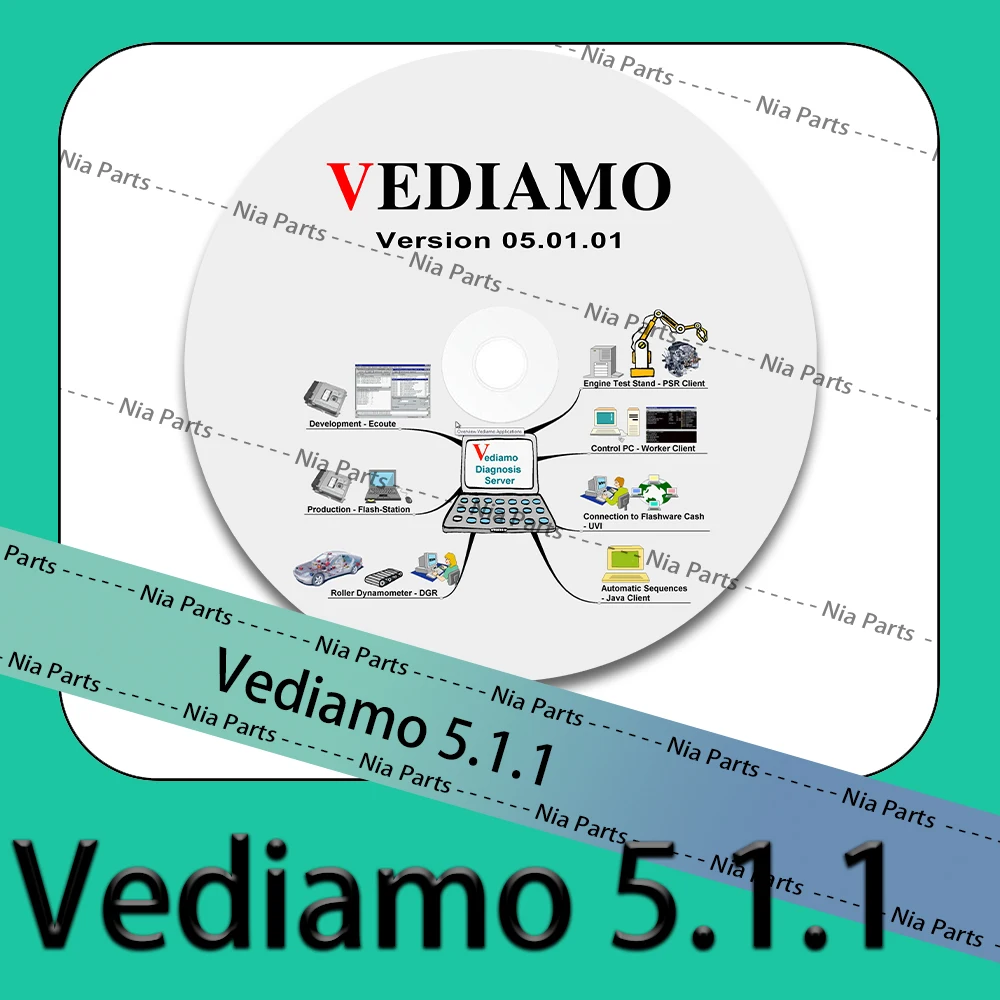 

Vediamo 5.1.1 Diagnostic software inspection tools Scanning tool 5.1.1 vediamo Auto Repair diagnostics for cars obd2 scanner vci