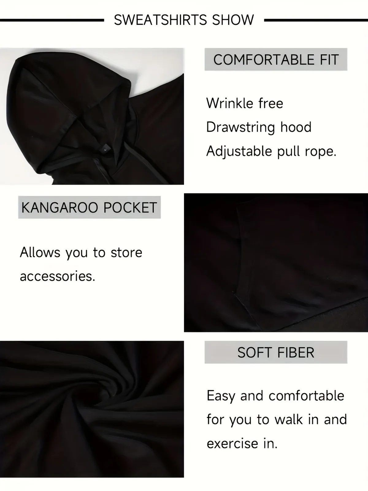 1 pezzo [stile per coppia] moda casual I LIKE HIS HER modello stampato coppia abbinata comoda felpa con cappuccio regalo di San Valentino allentata