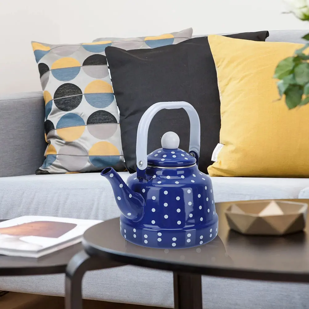 

Boiler Heat Enamel Coffee Pot Kitchen Teapot Tea Kettles Water Kettle Enamel Kettle Pot Portable Heat