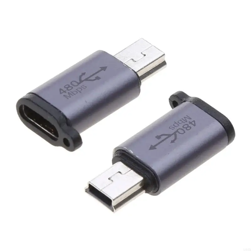2025 Новый 480 МБ микро USB в мини-USB-адаптер Type-C Женский до мини-USB 2.0 мужской конвертер