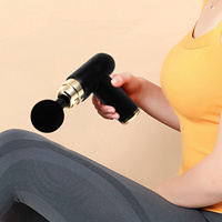 6 Speeds ABS Mini Fascia Gun Smooth Portable Percussion Electrical Muscle Relaxer 4 Massage for Travel