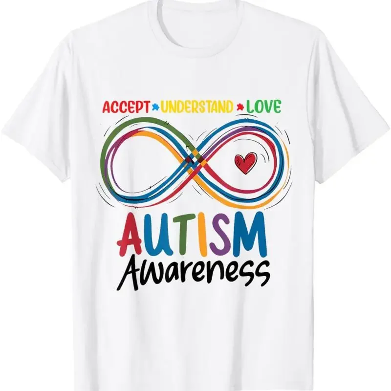 T-shirt de sensibilisation à l'autisme : Accepter, comprendre, aimer