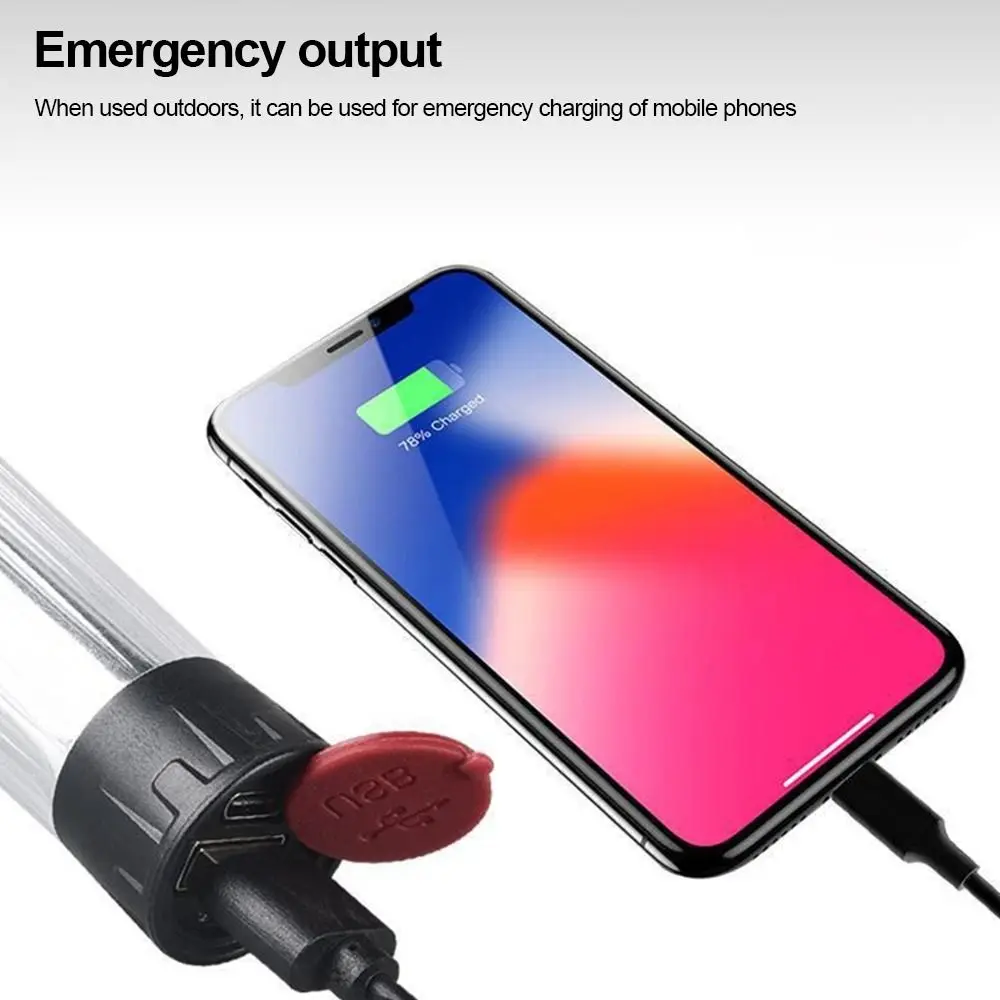 New Rechargeable Portable Lanterns Super Bright Multifunctional LED Portable Light Flashlights Camping Outdoor Emergency