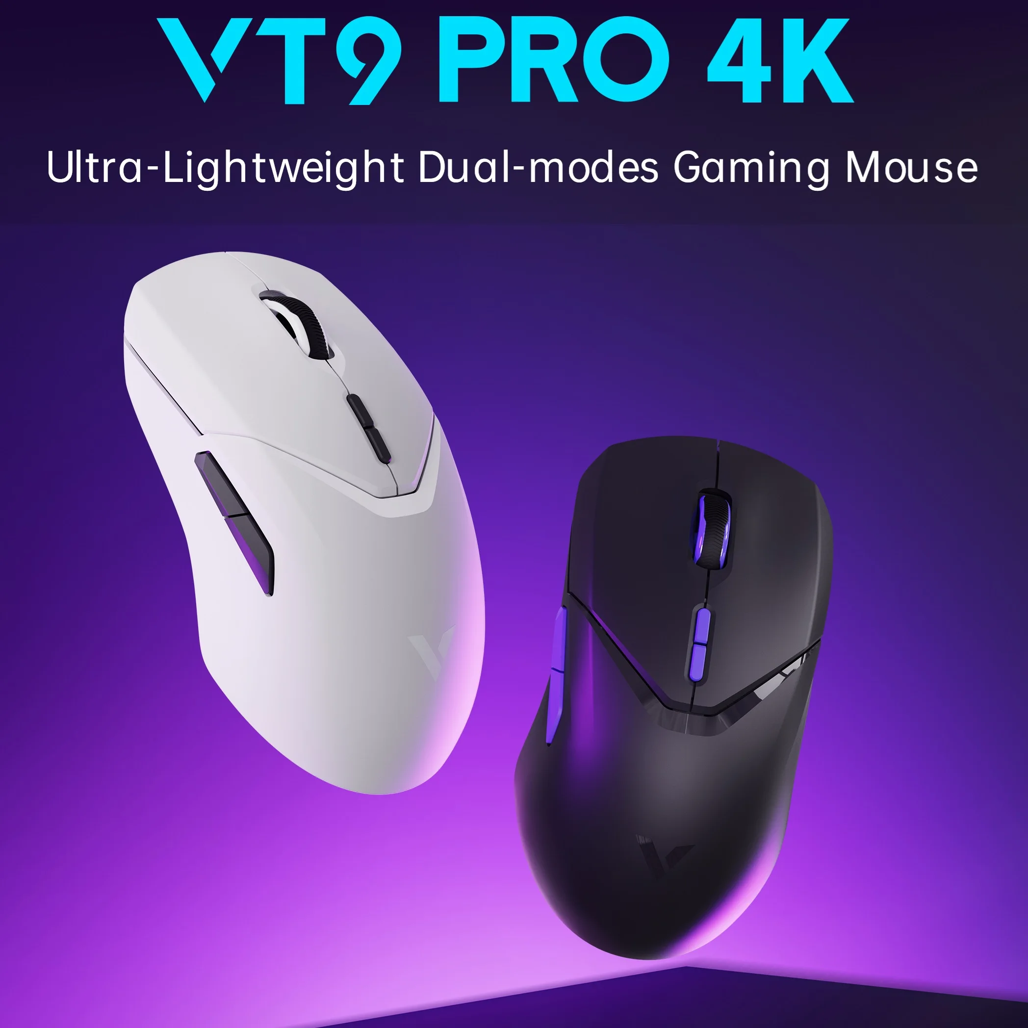 

Rapoo VT9PRO/VT9Air 4K Wireless Gaming Mouse Superlight 26000DPI 4KHz Polling Rate 0.25ms Response Time 180H BatteryLife PAW3398