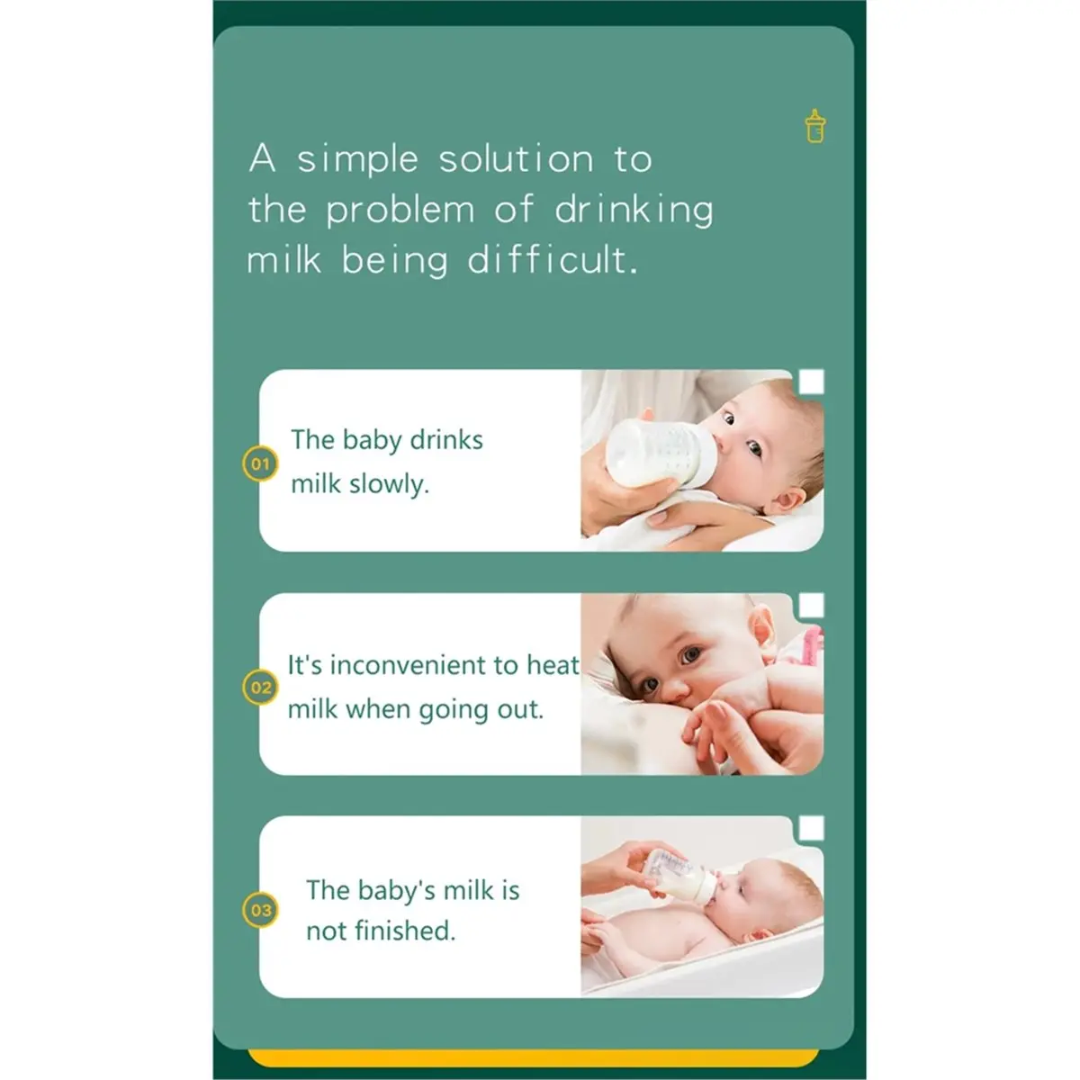 618 Mega Sale Baby Milk Warmer Baby Nursing Bottle Heater, Portable USB Bottle Warmer for Car, Outdoor Travel Accessories
