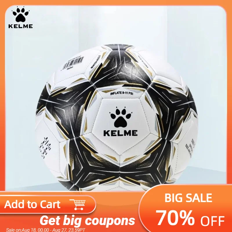 

Kelme Professional Football Adult Training Competition Size 5 Football For Children And Youth Size 4 Ball High Bounce
