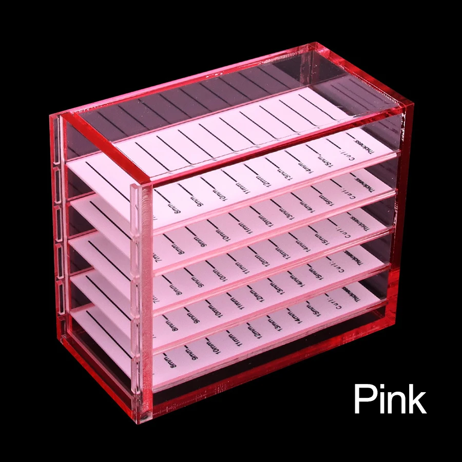 5 Layers Acrylic False Eyelashes Storage Box