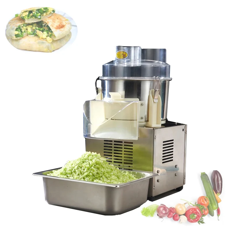 Food Prep Vegetable Cutting Machine Small Electric Minced Maker For Ginger Grain Chili Onion Cabbage Leek Vegetable Pellet Machi
