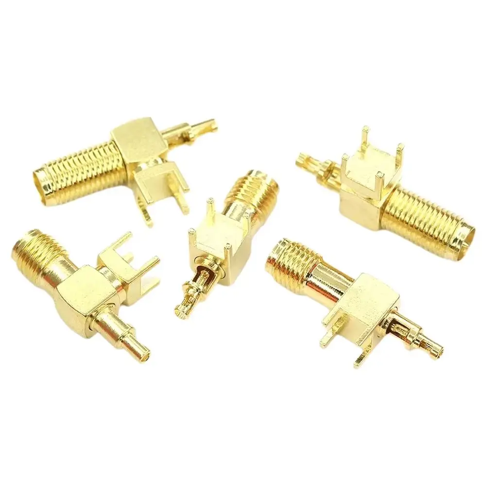 1PCS SMA-KWE-1.13 SMA connector 1.13 High quality RPSMA KWE-1.13 Open 90 degree female RF coaxial plug right angle connector