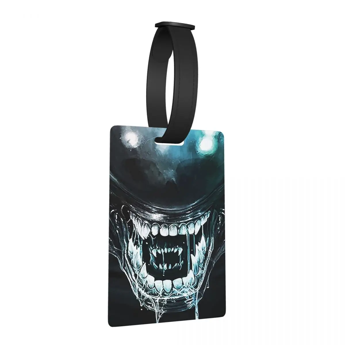 

Xenomorph Alien Luggage Tags Suitcase Accessories Travel Cute Baggage Boarding Tag Label Holder ID Name Address