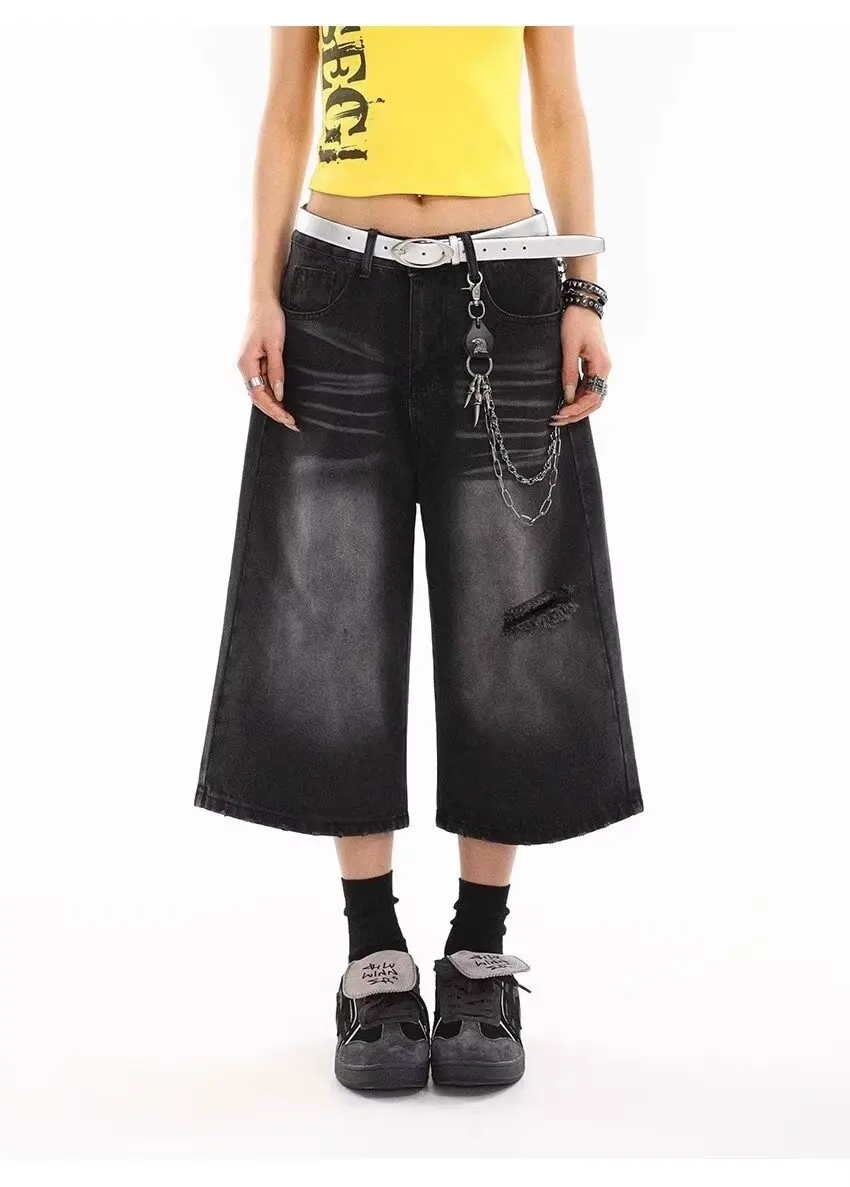 7 نقاط السراويل النسائية الجينز تمتد الدنيم الطبقة عالية الخصر الجينز يرفع الأرداف المرأة السراويل الزرقاء Shoujo فتاة نمط ملابس الصيف