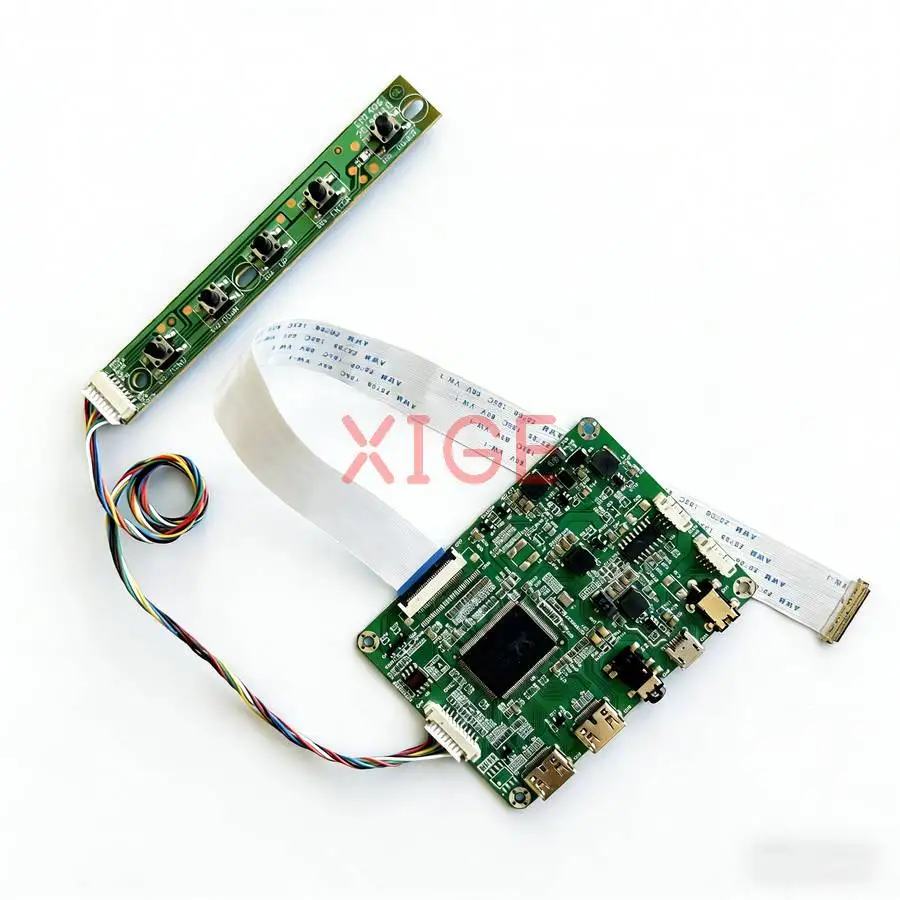 

Комплект платы контроллера драйвера экрана для N156HGE N156HGA N156HCA N156HCE, 2 Mini-HDMI, 30-контактный EDP, для ноутбуков и мониторов, 1920x1080