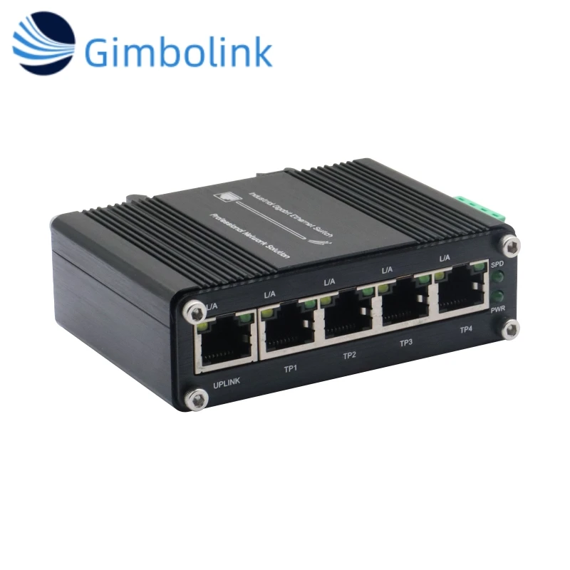 محول إيثرنت صناعي صغير 5 منافذ 10/100/1000T جيجابت PoE RJ45 مع وظيفة MDI/MDI-X التلقائي 12-48VDC معدات الألياف البصرية #5