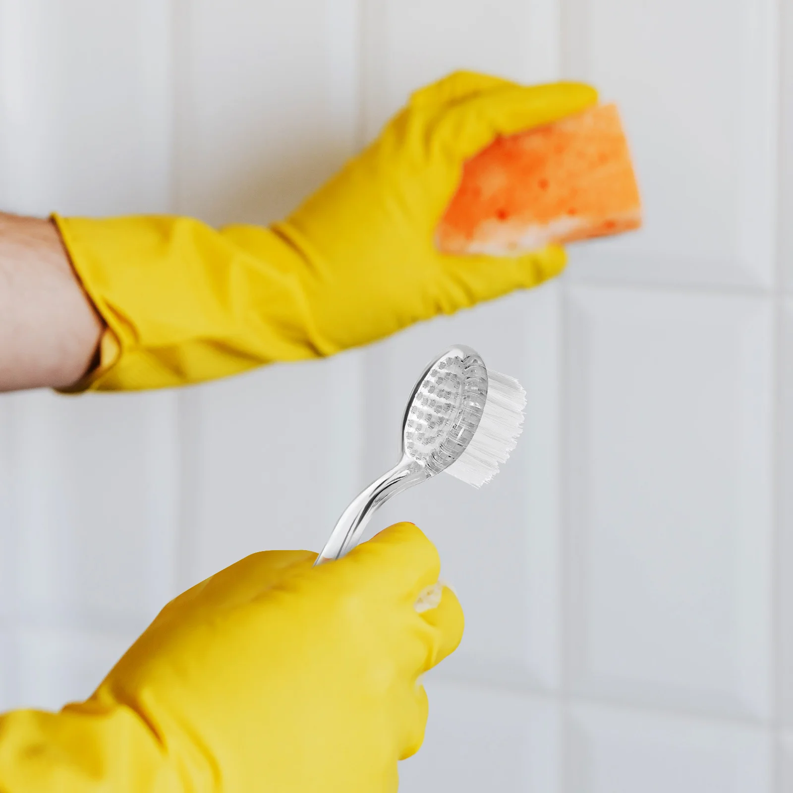 3 pezzi di spazzola per la pulizia dell'unghia del piede, scrubber per manicure per unghie, setole rigide per i piedi