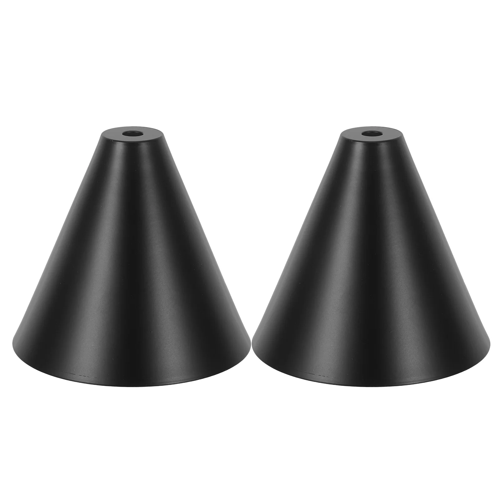 

2Pcs Vintage Iron Pendant Light Cover Barrel Metal Lamp Shade Cone Ceiling Holder Decorative Replacement Lamp Shade Industrial