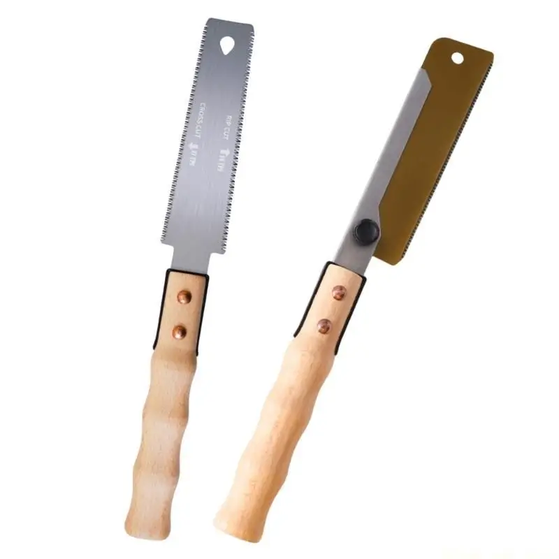 

A2BE Japanese Pull Sawing Dovetail Sawing with Long Handle Woodworking Hand Sawing