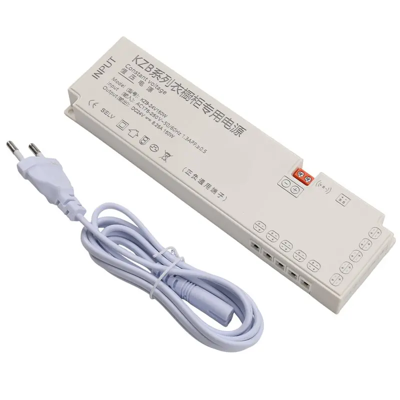 Exquisite-AC220V To DC24V LED Transformer Switching Adapter Power Supply Driver LED Transformer Switching Adapter EU Plug