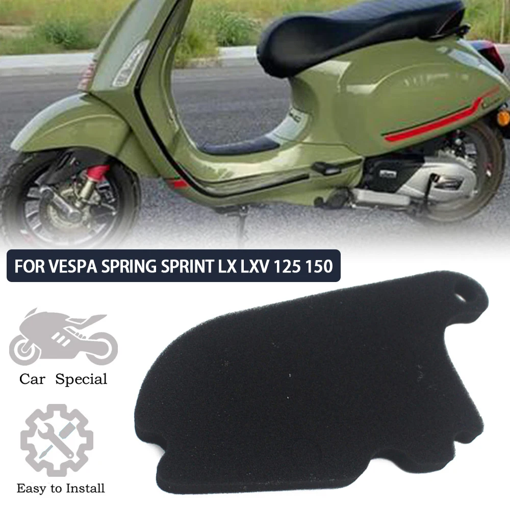 

Motorcycle Air Filter For Vespa Primavera Spring Sprint LX LXV 125 150 3V ie iGet Touring ABS S 125 150 ie 3V iGet Sprint ABS