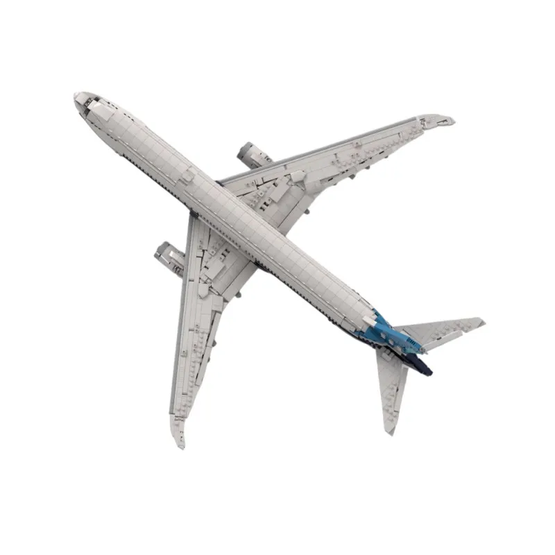 MOC Kreatives Luftfahrt-Flugzeugmodell Boeing 777 X Baustein-Set DIY Erwachsenen-Puzzle Montage-Spielzeug Geburtstagsgeschenk Dekoration – Detail 3