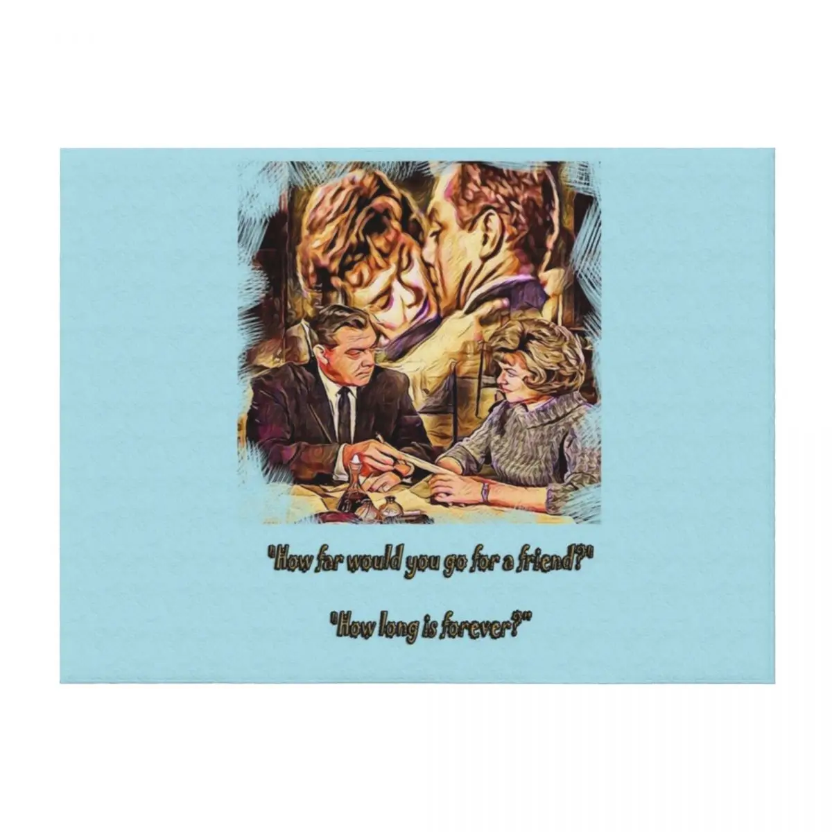 

Friends Throw Blanket Flannel Travel Custom funny gift Blankets