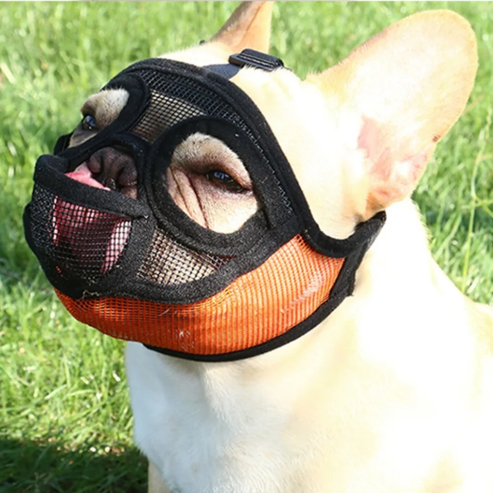 

Universal Mesh Dog Muzzle Adjustable Anti-Eating Dog Anti-Biting Muzzle Drinkable Breathable Pet Snout Cover Prevent Stealing