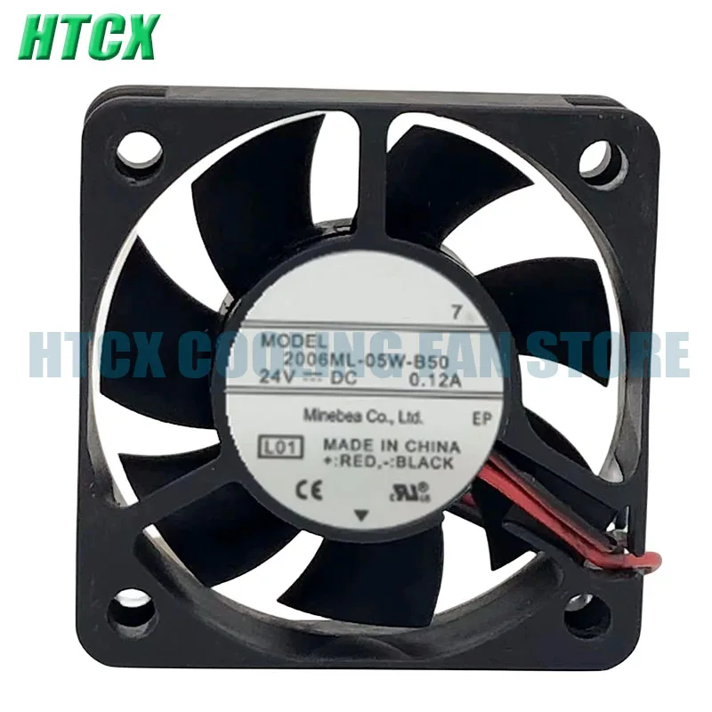2006ML-05W-B50 5 см 50*50*15 24 В 0.12A 2-проводной охлаждающий вентилятор