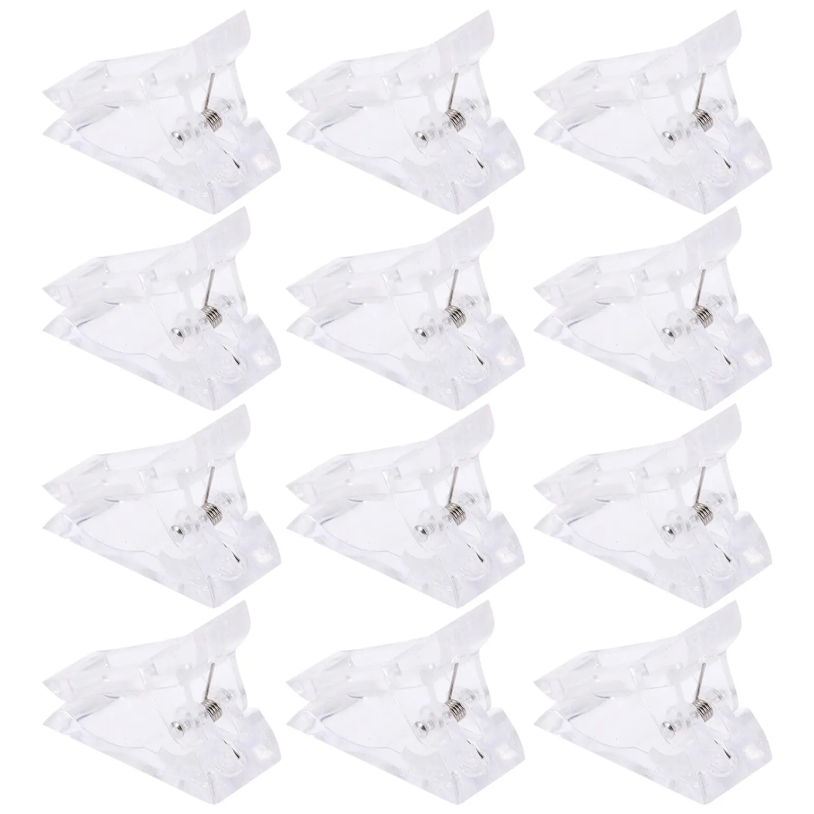 

30Pcs Hanging Clips for Photos Premium Plastic Wall Mount Spring Clips Perfect for Tapestry Clothes Memos Tickets Living Room