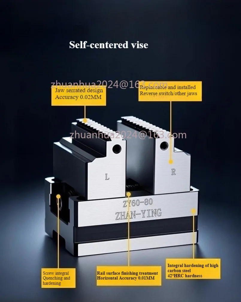 

CNC Machining Center Precision Machinery Tools 4-axis 5-axis Universal Self Centering Vise CNC Concentric Vise