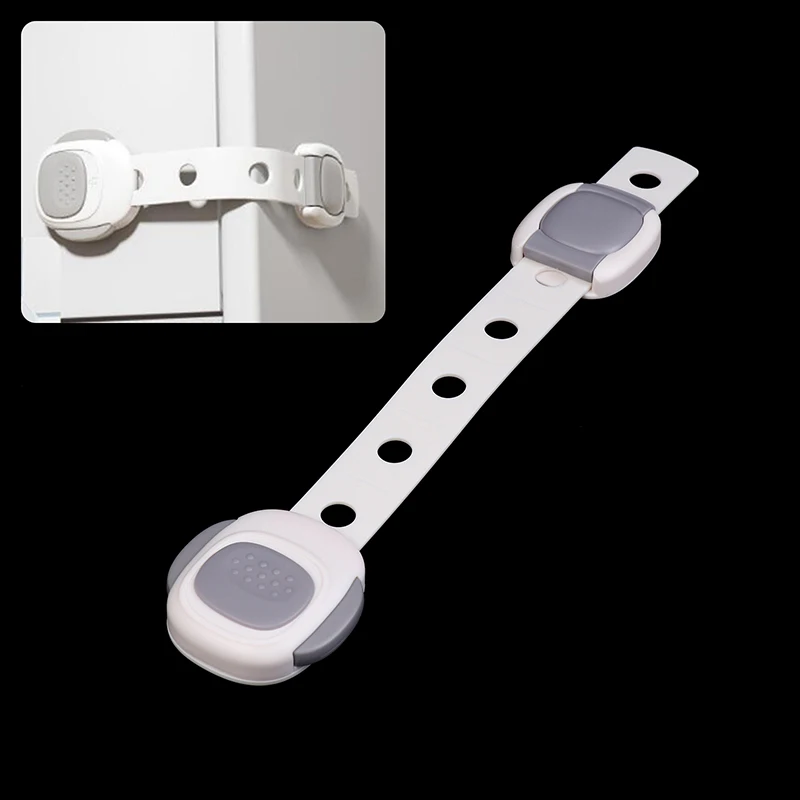 1/4PCS Window Refrigerator Adjustable Lock Child Proof Door Lock Multi-use Closet Door Latch Door Knob Safety Cover For Children