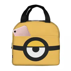 Cute Minions Food Box spregevole Me Minions per Boy Girl 2024 nuovo per il pranzo Lunch Bag Tote