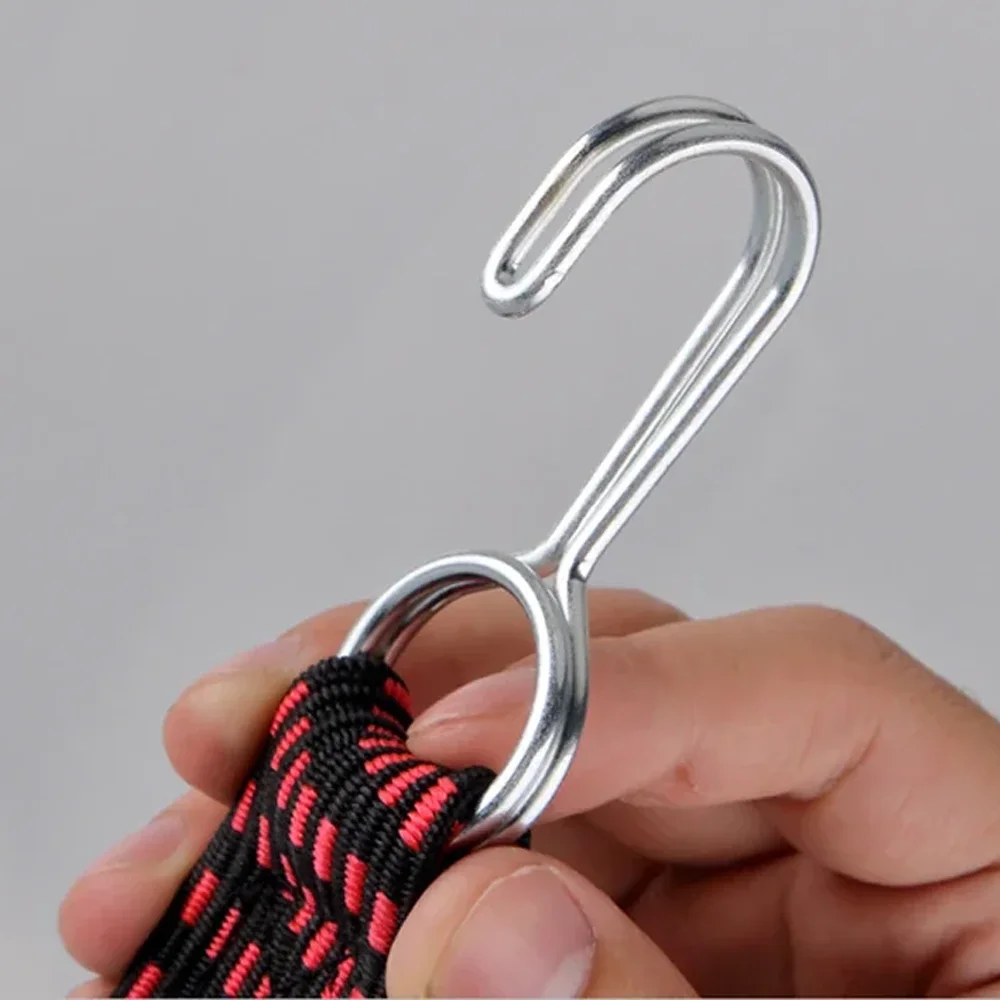 Versatile Motorcycle Luggage Rope Cord Hooks Universal Elastics Rubber Bike Car Luggages Fixed Band Hook Motorbike Equipments view 4