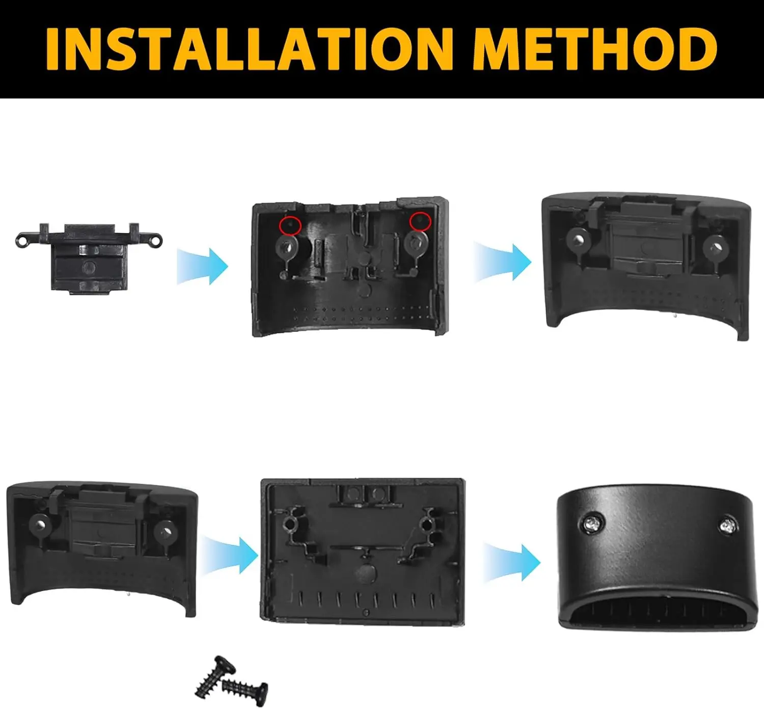 

G Pro X Headband Beam Buckle Side Covers Repair Parts Replacement Hinge Clamps Accessories for Logitech G Pro X Gaming Headsets