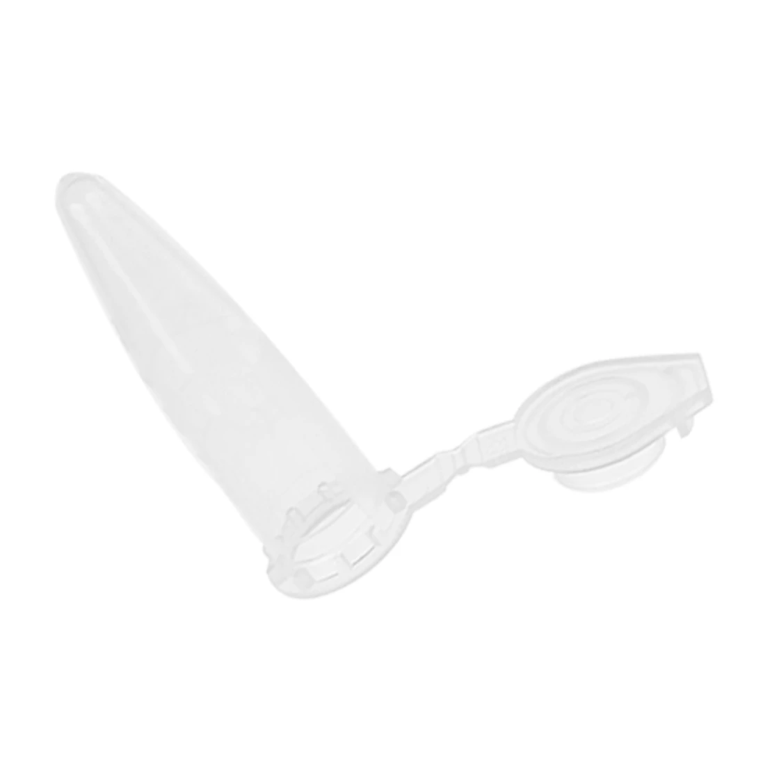 A39M 1000 قطعة 0.2 مل أنابيب طرد مركزي مستديرة القاع مع أغطية مرفقة أبيض شفاف و 1000 قطعة 0.5 مل