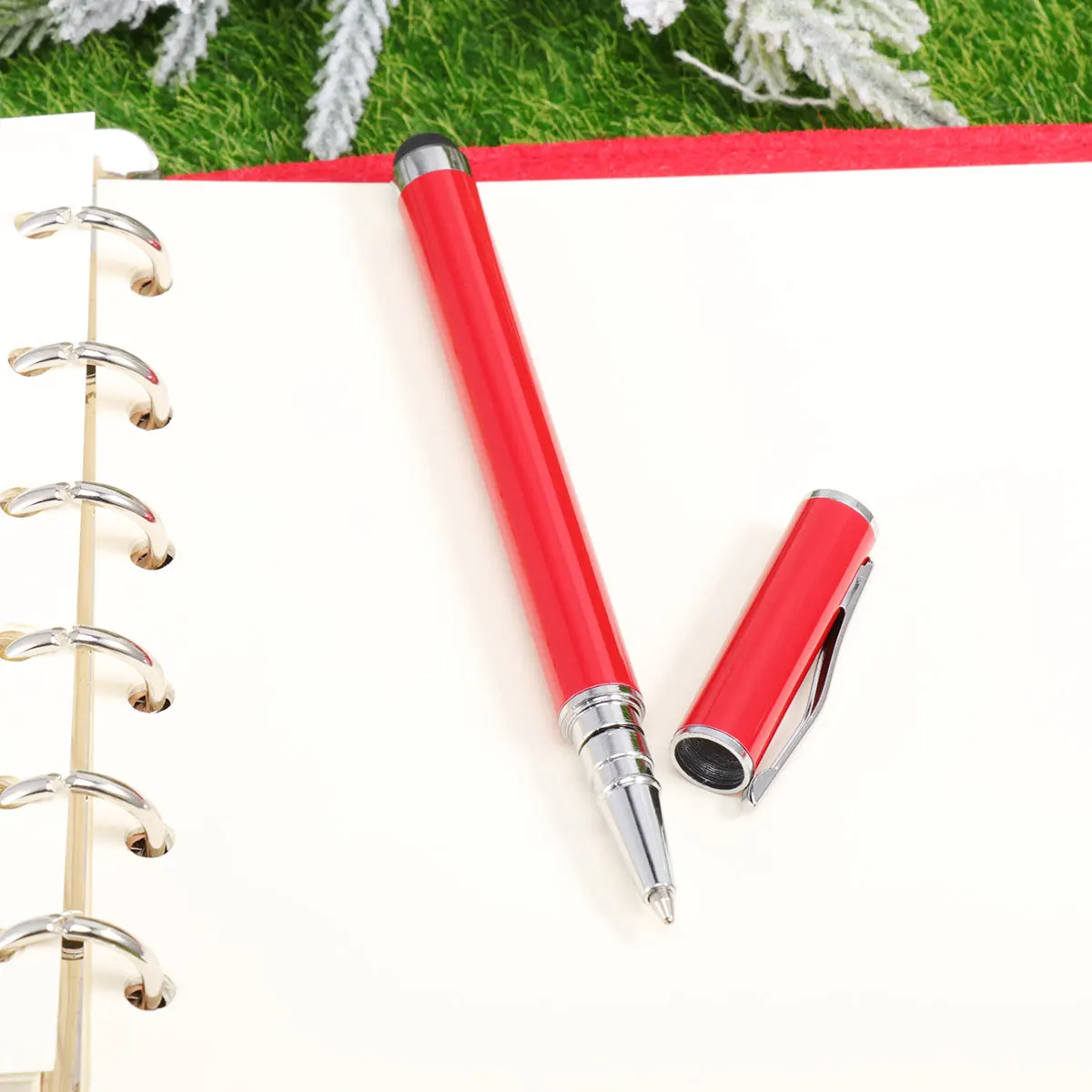 

Стилус для сенсорного экрана, металлический корпус, гладкая поверхность, чувствительный наконечник для телефона, компьютера, смартфона, письма, рисунка, красный