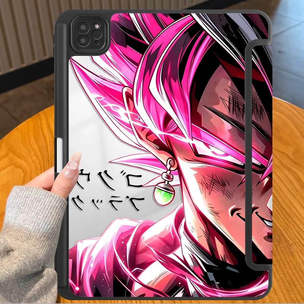 Tablet Case For iPad Mini 7 6 5 11th Pro M4 13 2025 2026 10th Gen Air 8 M2 M3 3 9th 12th With Pen Slot Cover Dragon Balls