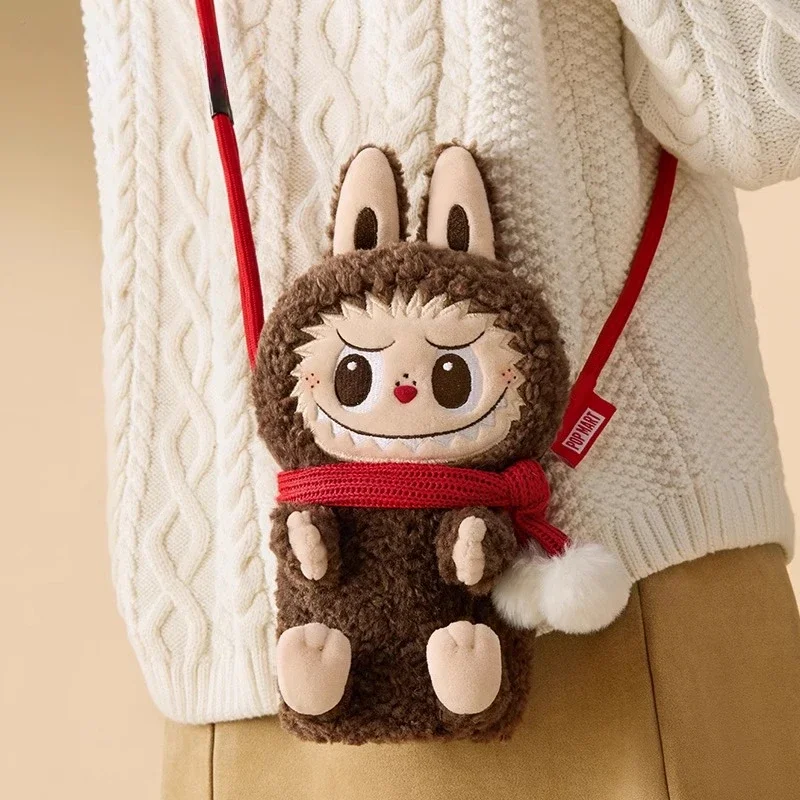 

Genuine The Monsters Labubu Classic Series Plush Crossbody Bag Shoulder Bag Cute Action Figures Dolls Christmas Kids Gifts