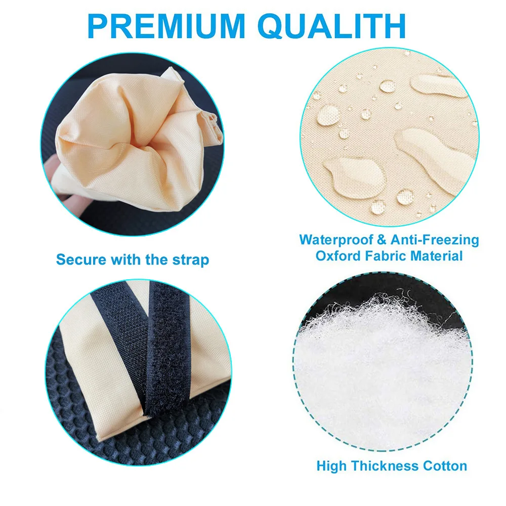 Winter Faucet Cover Oxford Cloth Tap Covers Waterproof Frost Insulated Faucet Protector Insulation Package Anti-Freeze Bag