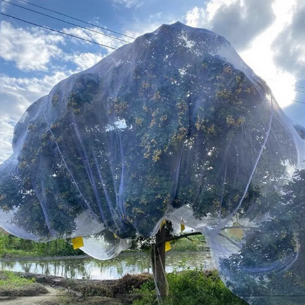 Vegetable Protection Net Tunnel 2x5m Fine Mesh Greenhouse for row Cover for Prevention on Lettuce Tomatoes Strawberries
