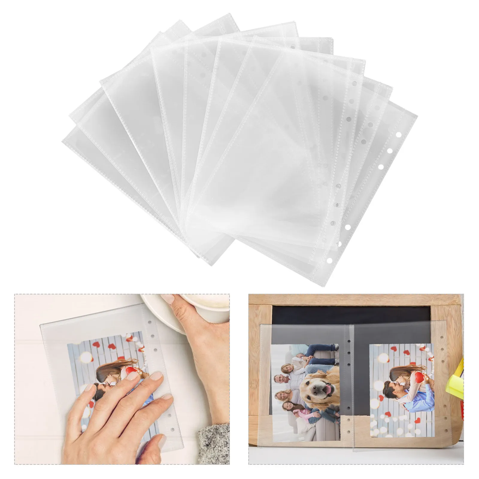 

1 шт. пластиковый прозрачный защитный чехол-альбом для хранения фотографий, открыток и сертификатов