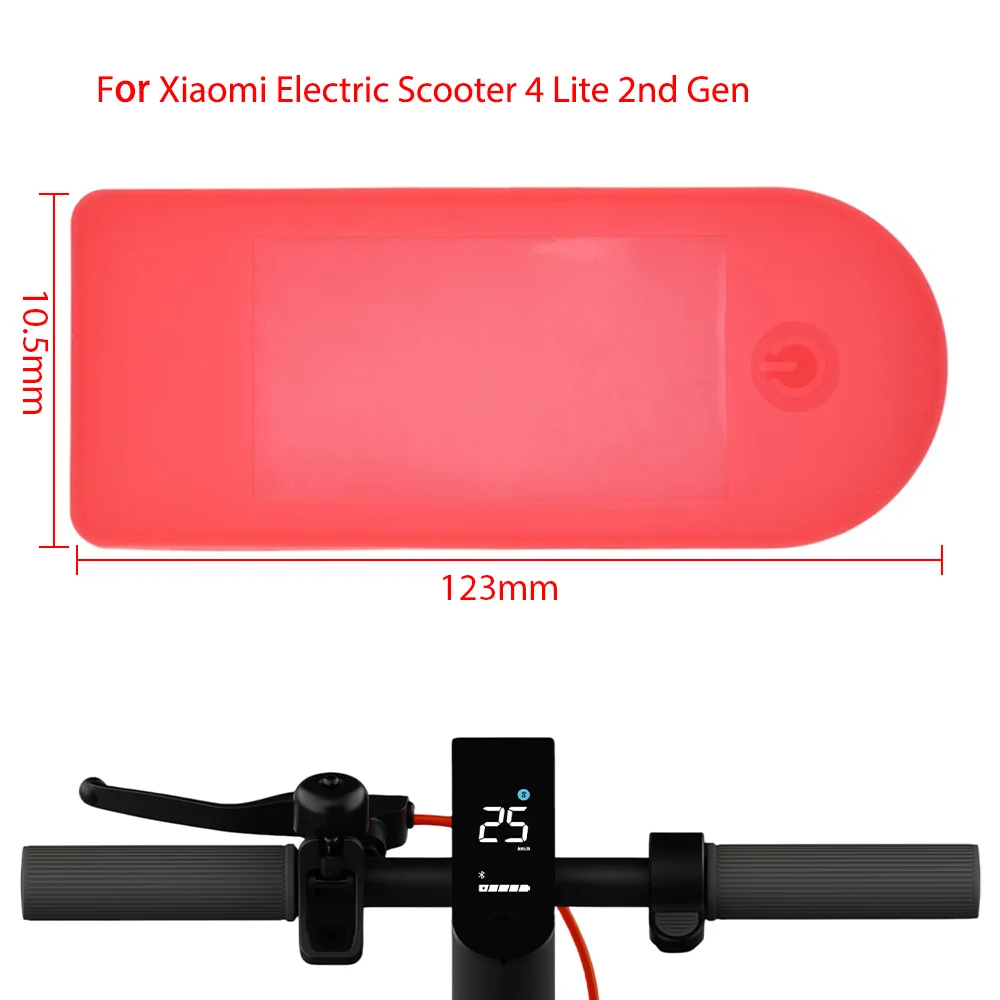 4 Lite (2nd Generation) Dashboard Waterproof Cover For Xiaomi Electric Scooter 4 Lite 2nd Display Protective Silicone Case