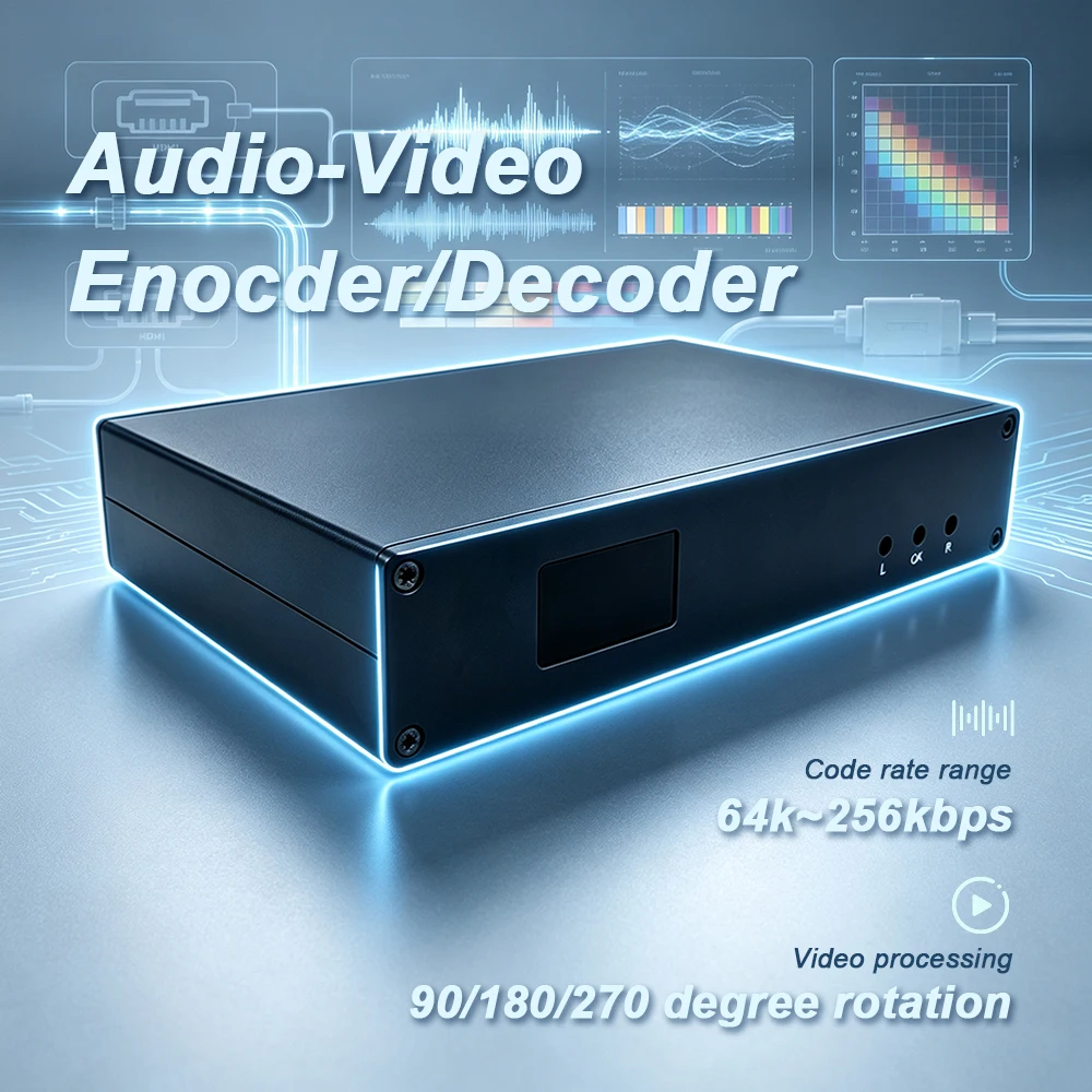 New high-definition audio and video codecs are widely used in Internet broadcasting, IPTV systems,  HDMI SDI to IP HD Encoder