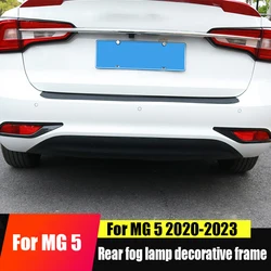 For MG 5 2023 2022 2021 2020 Rear fog light decorative strip modification Rear tail light glitter fog light frame