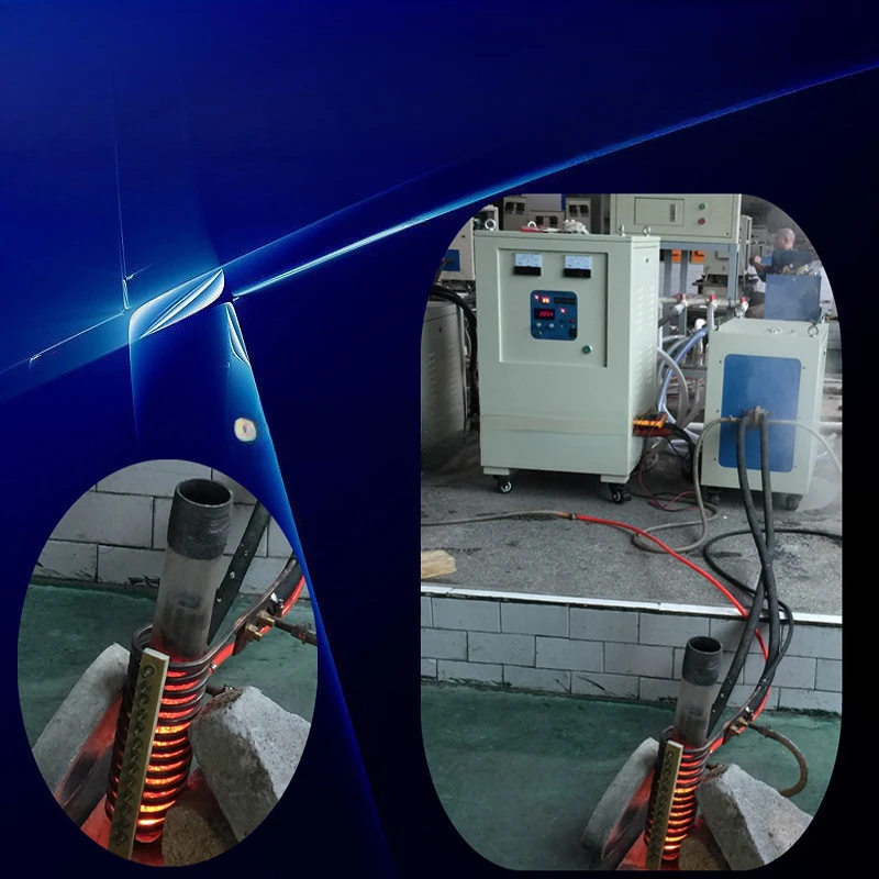 Maszyna do podgrzewania indukcyjnego prętów stalowych i mosiężnych o mocy 100 kW