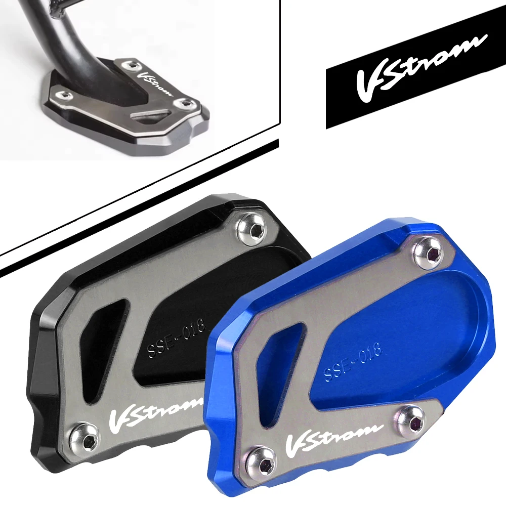 

For Suzuki GSX-S1000S Katana 2019-2020-2021-2023 Motorcycle Kickstand Extension Foot Side Stand Pad Plate Enlarger V-STROM 1000