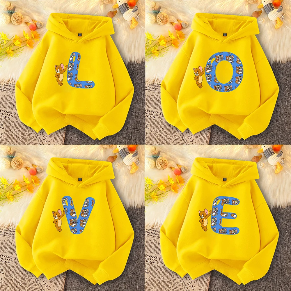 

Lilo And Stitch Hoodie Birthday Lucky Letters Children's Clothing Girl And Boy Harajuku Pattern Hoodie Children's Clothing Top