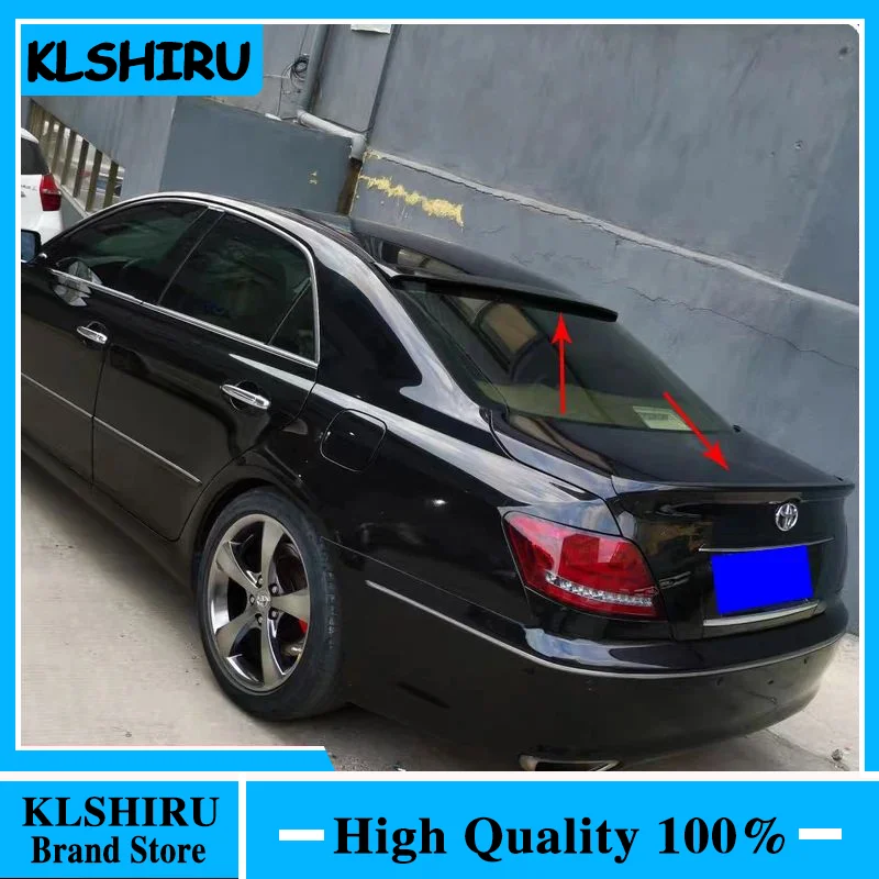 YKSRDNF For Toyota Mark X Reiz 2006 2007 2008 2009 ABS Material Unpainted Colored Roof Spoiler Body Kit Accessories