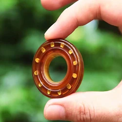 PEI PPB pierścień żyroskopowy Fidget suwak biurowy dekompresyjny Play EDC Fidget spinner magnetyczny palec dla dorosłych zabawki dekompresyjne