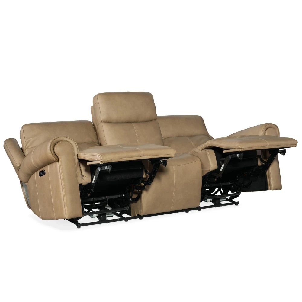 Modern Electric Designer Sofa Set Furniture Living Room 3 Seater Genuine Leather Sofa with Extendable Feature